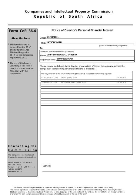 cor39 form