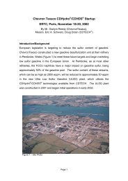 Start-up of First CDHDS Unit at Motiva's Port Arthur ... - CDTECH