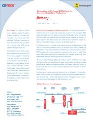 converting experience catalytic partnership Snamprogetti technology-oriented