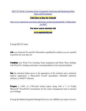 res 351 week 5 learning team Related posts: res 341 week 3 individual assignment survey paper res 351 week 3 learning team assignment preparing to conduct business research part 1. res 351 week 5 learning team Related posts: res 341 week 3 individual assignment survey paper res 351 week 3 learning team assignment preparing to conduct business research part 1.