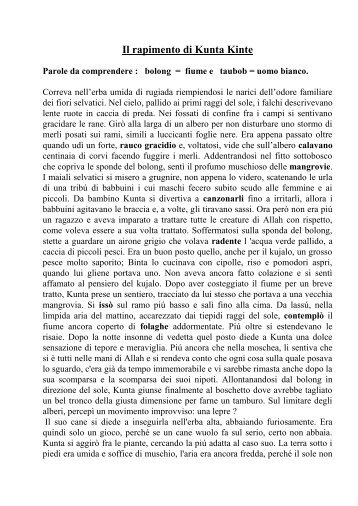 Il rapimento di Kunta Kinte