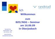 Vortrag Jürgen Reinhardt (Randstadt) - BZO