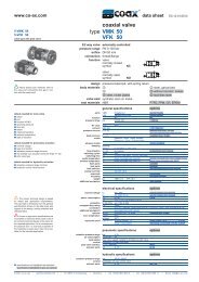 type coaxial valve VMK 50 VFK 50 - müller co-ax ag