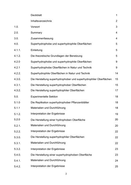 Wilhelm Projektarbeit 2012 - Institut Dr. Flad