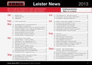 Leister News 2013