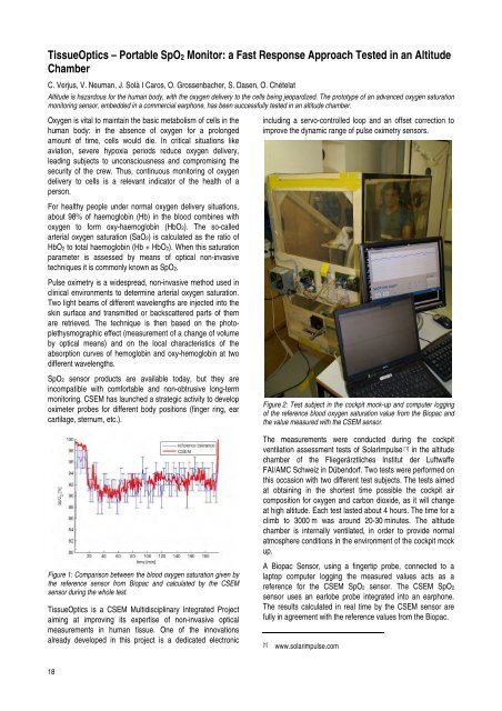 research activities in 2007 - CSEM