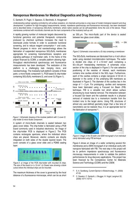 research activities in 2007 - CSEM