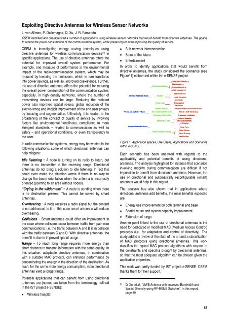 research activities in 2007 - CSEM