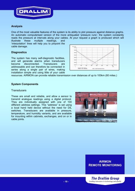 PRESSURE MONITORING CABINET SECURITY