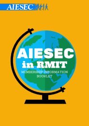 Welcome to AIESEC in RMIT!