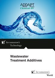 'Wastewater Treatment Additives' brochure - ADD APT Chemicals