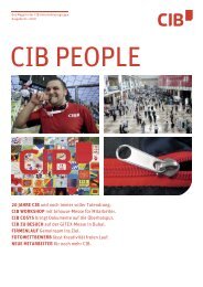 20 JAHRE CIB und noch immer voller ... - CIB software GmbH