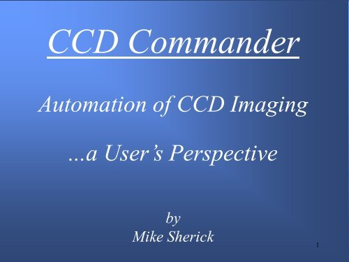 CCD Commander