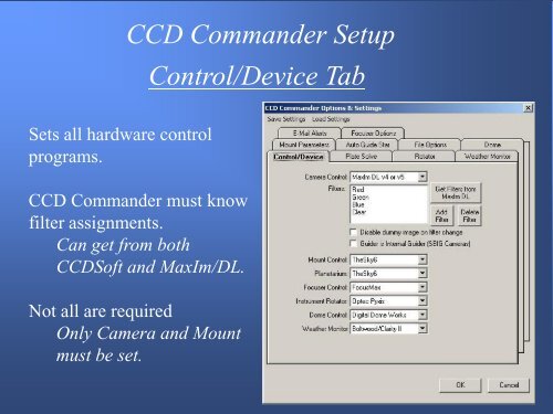 CCD Commander