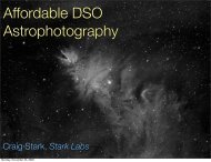 Affordable DSO Astrophotography