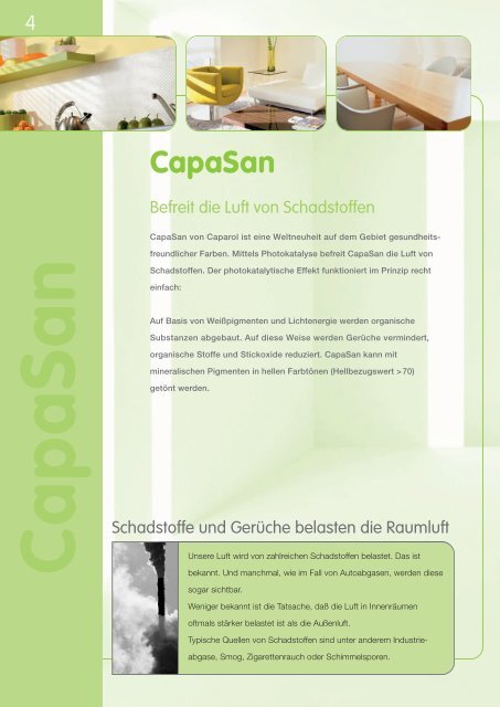 Wellness-Farben - Deutsche Amphibolin Werke -  Caparol