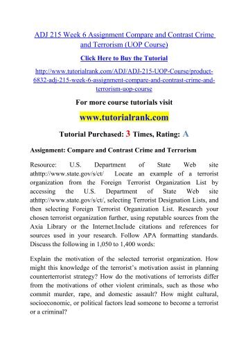 compare and contrast crime and terrorism Comparative criminal justice compare and contrast it also has its own distinctive history of penal policy and crime control terrorism, firearms and drugs. compare and contrast crime and terrorism Comparative criminal justice compare and contrast it also has its own distinctive history of penal policy and crime control terrorism, firearms and drugs.
