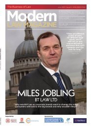 Miles Jobling - Modern Law Magazine