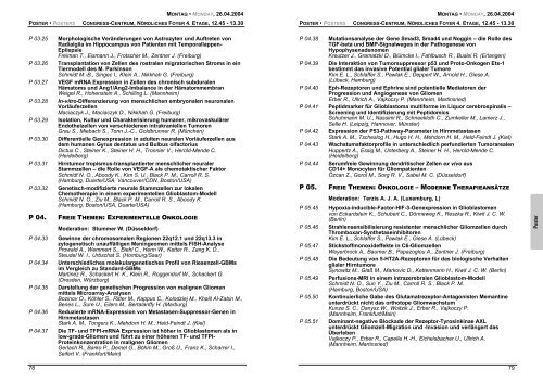 DGNC Programm 2004 - Deutsche Gesellschaft für Neurochirurgie ...