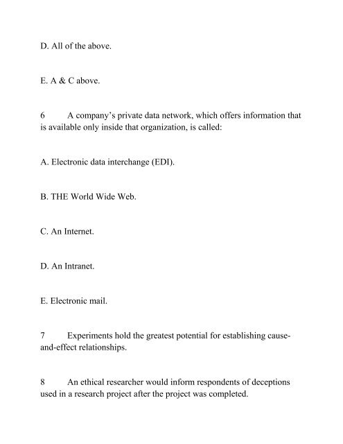 RES 320 Final Exam Guide