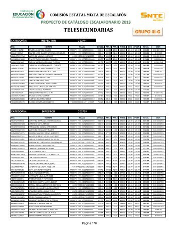TELESECUNDARIAS