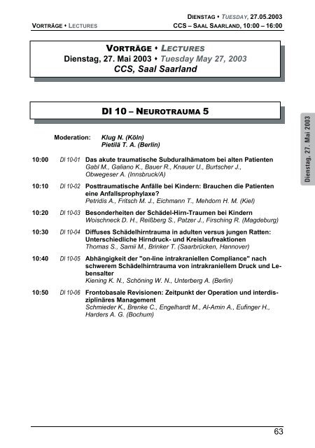 Herrn - Deutsche Gesellschaft für Neurochirurgie - DGNC