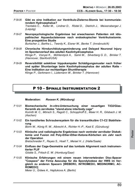 Herrn - Deutsche Gesellschaft für Neurochirurgie - DGNC