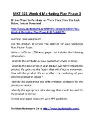 MKT 421 Week 4 Marketing Plan Phase 3.pdf