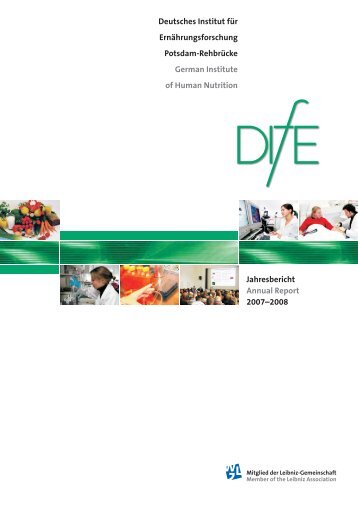 Deutsches Institut für Ernährungsforschung Potsdam-Rehbrücke - DIfE
