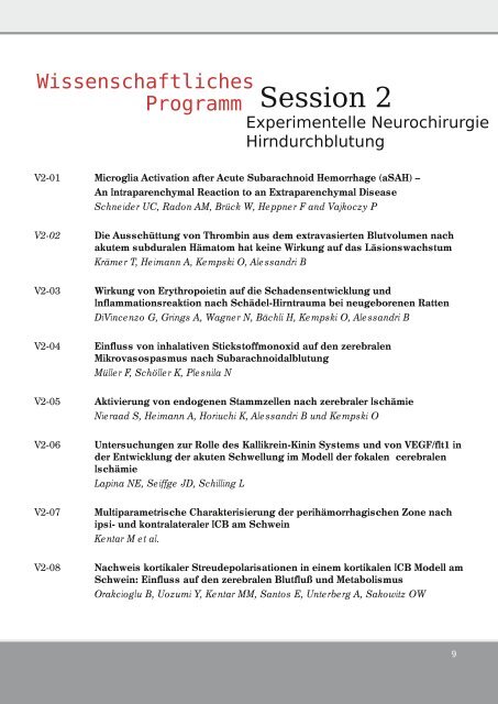 DGNC-Sektionstagung - Deutsche Gesellschaft für Neurochirurgie ...