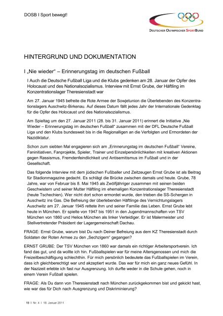 DOSB I Presse - Der Deutsche Olympische Sportbund