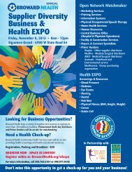 Supplier Diversity Business & Health EXPO