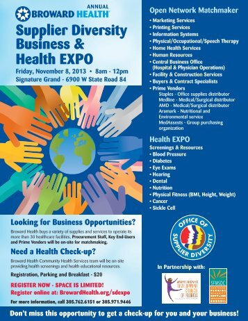 Supplier Diversity Business & Health EXPO