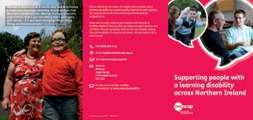 Supporting people with a learning disability across Northern Ireland