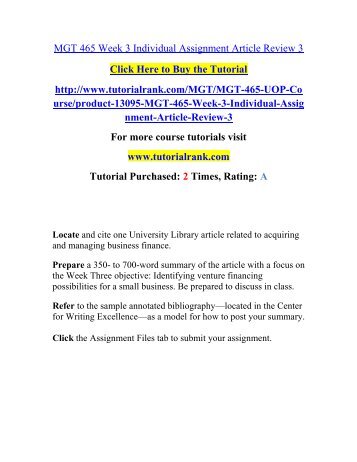 week 3 article review assignment Article review paper select two professional and or scholarly journal articles from the ashford university library that relate to your research topic week assignment. week 3 article review assignment Article review paper select two professional and or scholarly journal articles from the ashford university library that relate to your research topic week assignment.