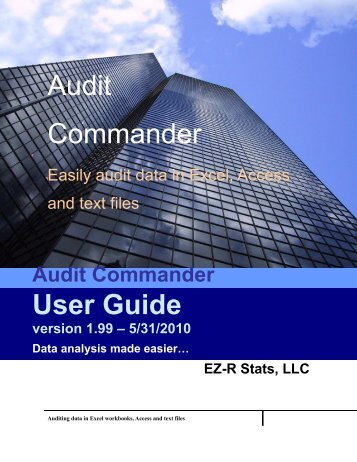 Audit Commander User Guide