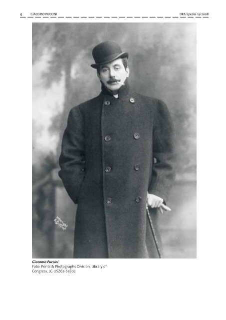 SPEZIAL Giacomo Puccini - Deutsches Rundfunkarchiv