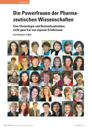 Die Powerfrauen der Pharma- zeutischen Wissenschaften - DPhG