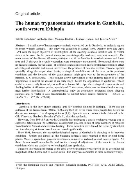 Original article - Ethiopian Review