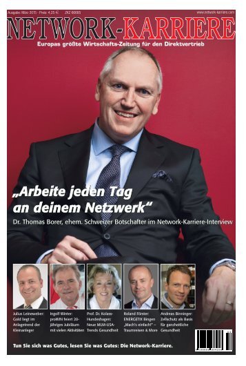 Network-Karriere / Ausgabe 03/15 - "Arbeite jeden Tag an deinem Netzwerk"