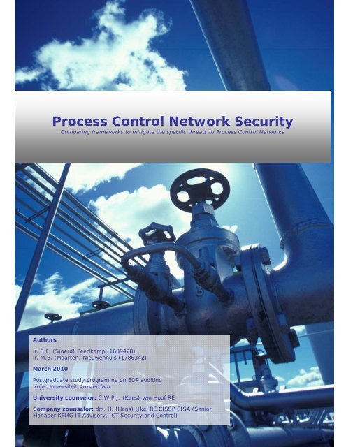 Process Control Network Security