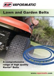 Lawn and Garden Belts