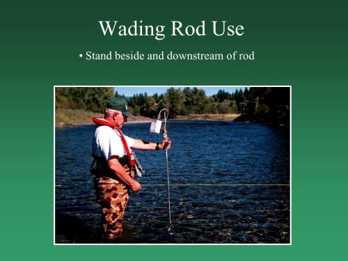 Measurement of Stream Discharge by Wading