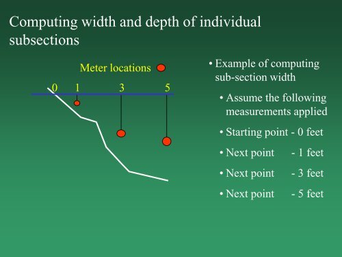 Measurement of Stream Discharge by Wading