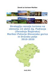 Strategija razvoja turizma na območju 22 občin Zg. Podravja - Duplek