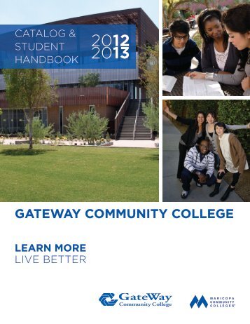 academic calendar 2012-2013 - GateWay Community College