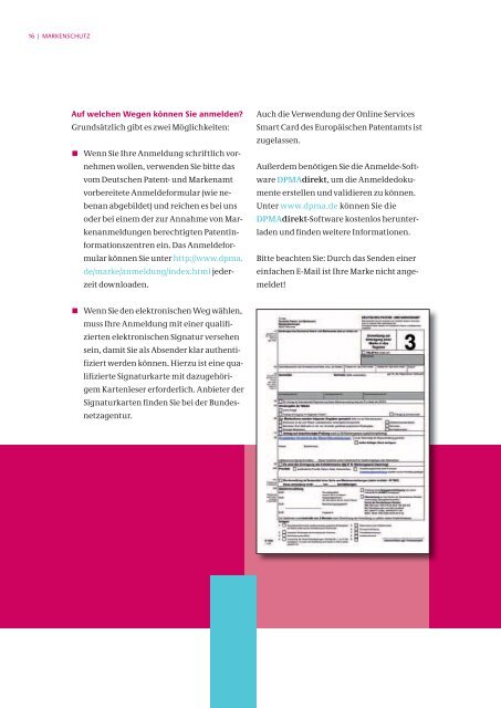 Marken - Eine Informationsbroschüre zum Markenschutz - DPMA