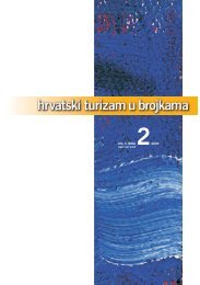 Hrvatski turizam u brojkama 2/2009 - Institut za turizam