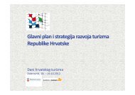 Glavni plan i strategija razvoja turizma Republike Hrvatske