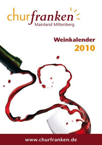 Weinkalender 2010 - Churfranken